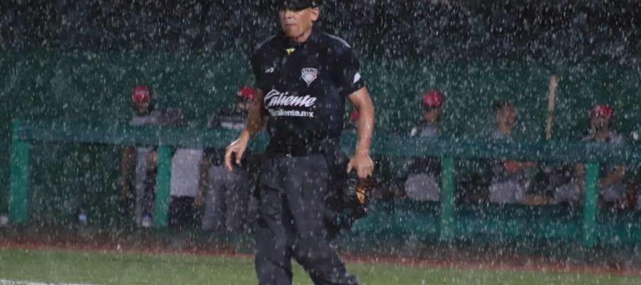 Olmecas gana el primer juego de la serie y clasifica a playoffs; el segundo fue pospuesto por lluvia. 