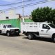 Entrega Centro 3 camionetas para mantenimiento de parques y jardines