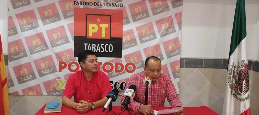 Hostigamiento a simpatizantes de Noroña para que apoyen a Adán Augusto, acusa PT Tabasco 