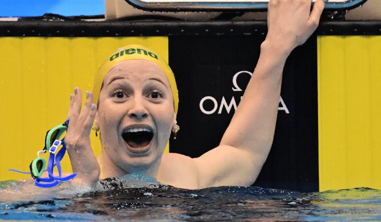 Nadadora australiana rompe récord en 200 mts libres en Mundial de Fukuoka