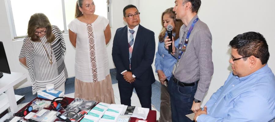 Iglesia dona equipo de electromiografía para fortalecer servicios del CREE