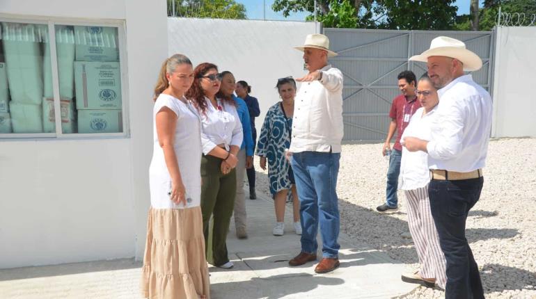 Supervisa Carlos Merino acondicionamiento del nuevo albergue de migrantes en Tenosique