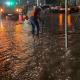 Fuertes vientos, lluvias y granizo azotan a Hermosillo