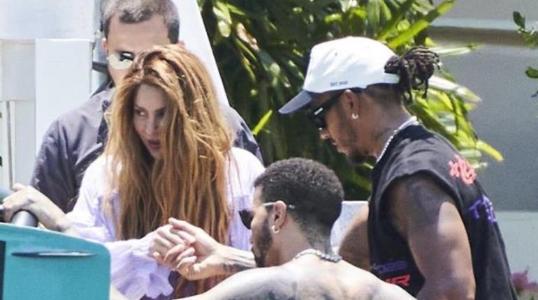 Shakira y Lewis Hamilton alimentan rumores de romance con cita "secreta" en Ibiza