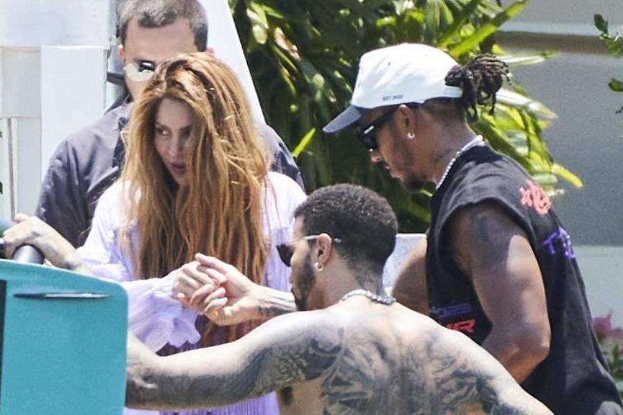 Shakira y Lewis Hamilton alimentan rumores de romance con cita "secreta" en Ibiza