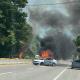 Incendian autos en Cárdenas y Huimanguillo