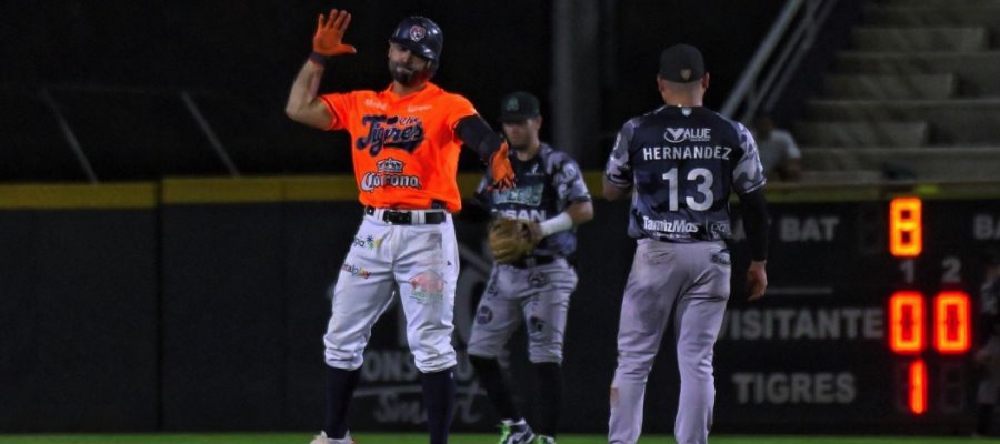 Se empata la serie en el Beto Ávila, Olmecas cae 5-3 ante Tigres de QR