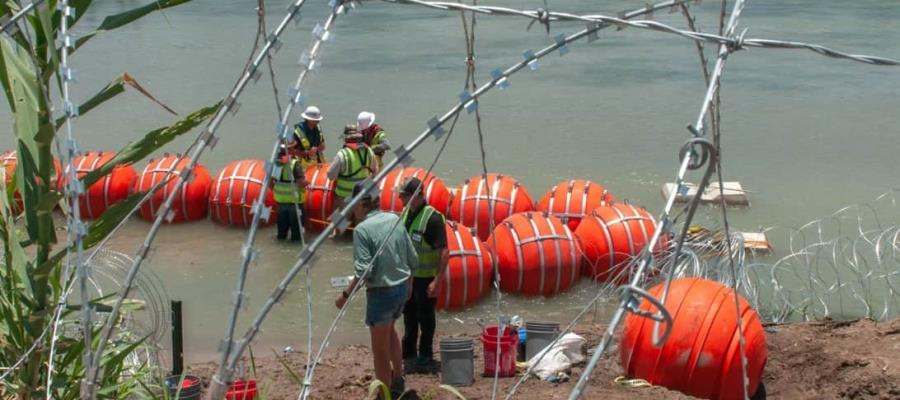 Quitar boyas del río Bravo para detener migración pide Alicia Bárcena a EE.UU.