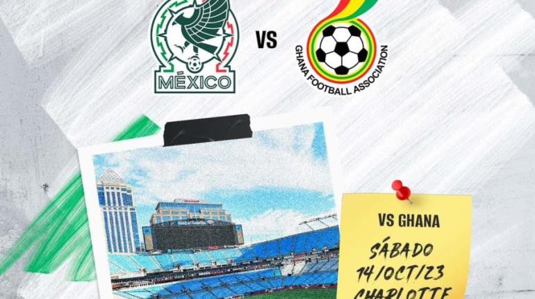 Tri enfrentará a Ghana en partido amistoso el 14 de octubre en Charlotte