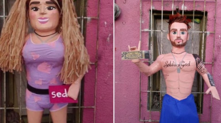 ¡Los Wencola en piñata! Realizan figuras de los finalistas de La Casa de los Famosos