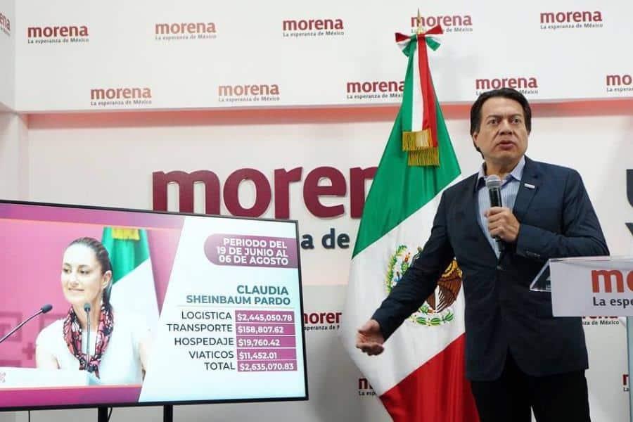 Sheinbaum y Monreal, los que más han gastado en 50 días de recorridos: Morena