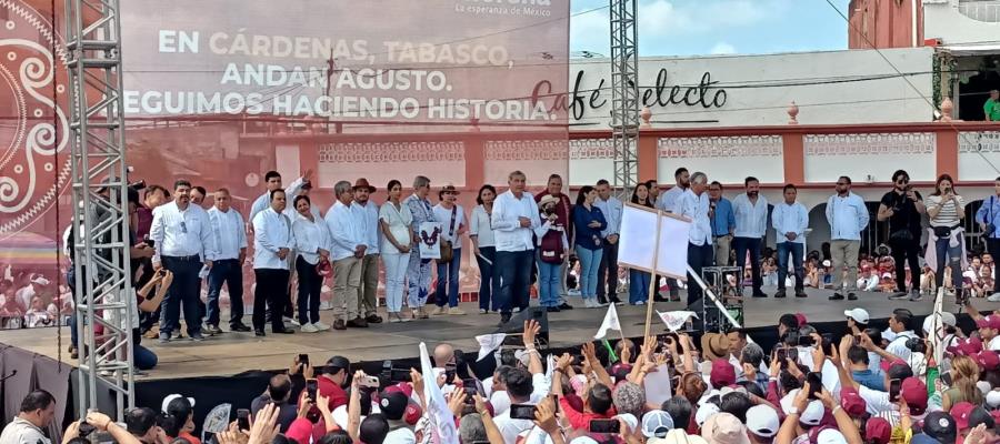 Regresará Adán Augusto a Tabasco el 22 y 24 de agosto