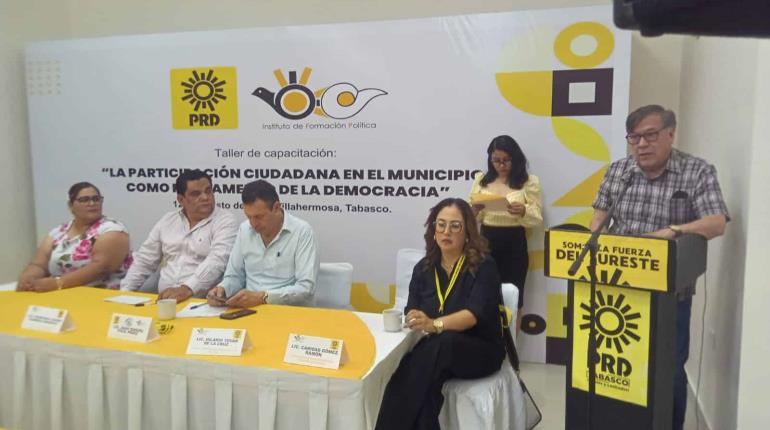 En 2024 está en juego existencia del partido como fuerza política: PRD nacional desde Tabasco