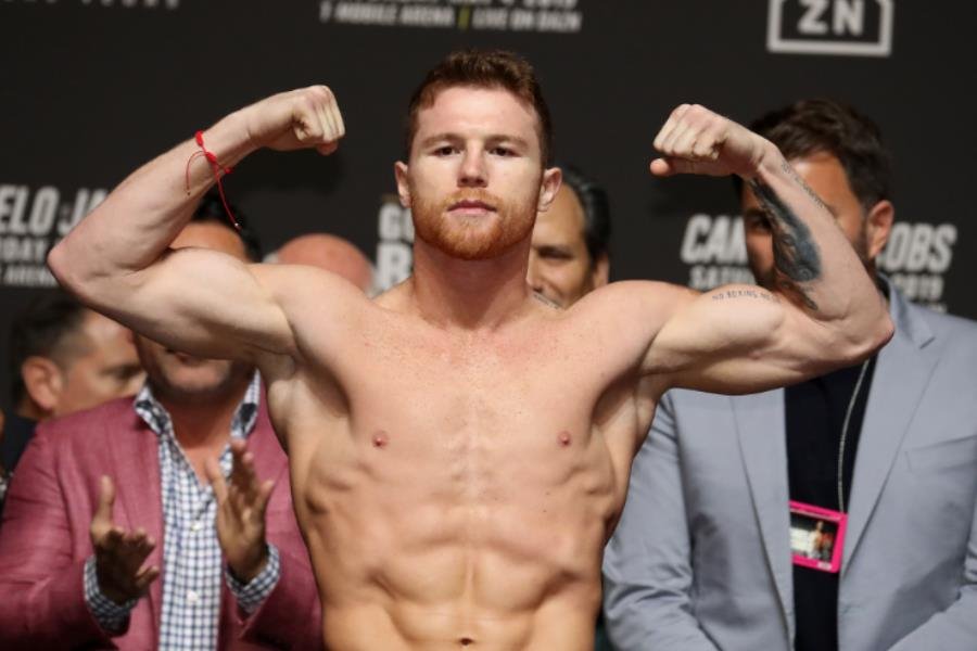 ´Canelo´ Álvarez y Jermell Charlo vivieron su primer ´cara a cara´ previo a la pelea del 30 de septiembre