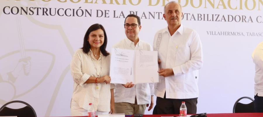 Oficializa Gobierno donación de predio a Centro para construcción de Planta Carrizal II