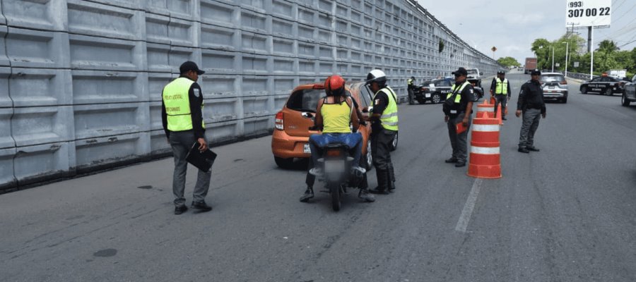 Disminuyen 31% accidentes de tránsito con operativos alcoholímetro y motocicleta reporta la PEC