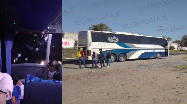 Atacan a balazos autobús con tabasqueños a bordo en carretera de Puebla