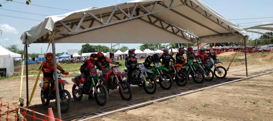 Inician pruebas para 6ta fecha del Campeonato Peninsular de Motocross en Villahermosa