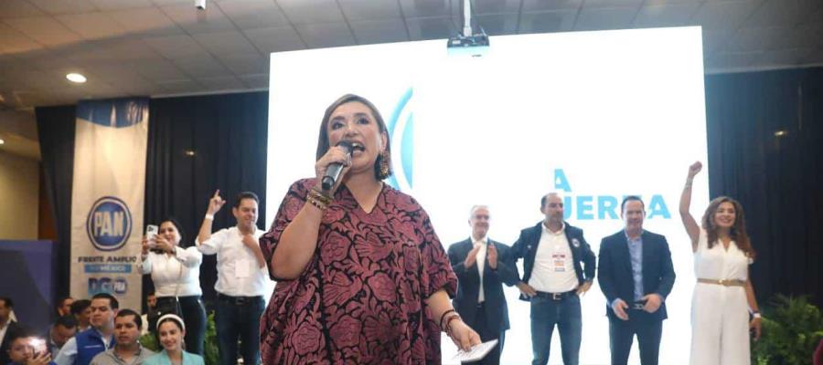 Critican Morena y MC a Xóchitl por declaración sobre trabajadores del sur de México