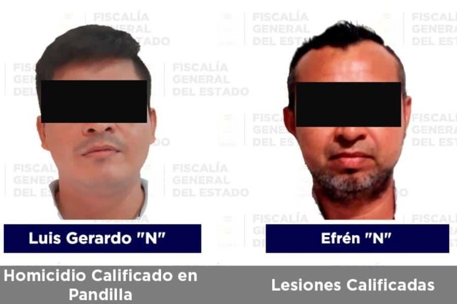 Detiene FGE a 5 hombres acusados de delitos de homicidio, lesiones y pederastia