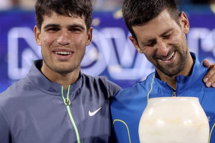 Alcaraz y Djokovic, a 20 puntos por la cima de la ATP