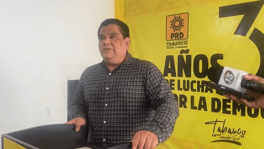 Con todo y acarreo Adán Augusto no ganará encuesta de Morena, es sueño guajiro: PRD Tabasco