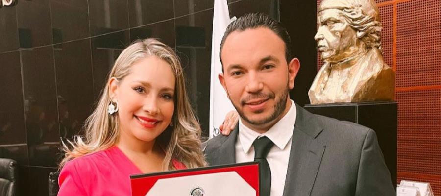 Reconoce Senado a la actriz tabasqueña Gaby Carrillo