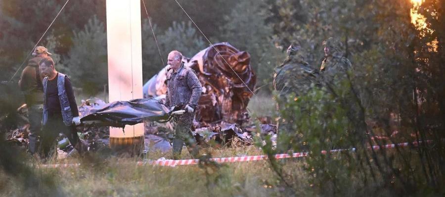 Hallan cajas negras del avión en el que viajaba líder del Grupo Wagner