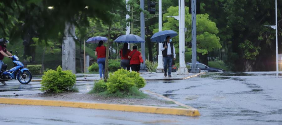 Prevé Conagua lluvias durante noche del Grito de Independencia en Tabasco