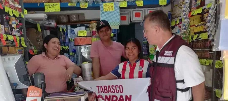 Con recorrido casa por casa, simpatizantes de Adán Augusto clausuran actividades de proselitismo