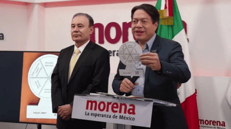 Presenta Morena boleta circular y sin foto para encuesta