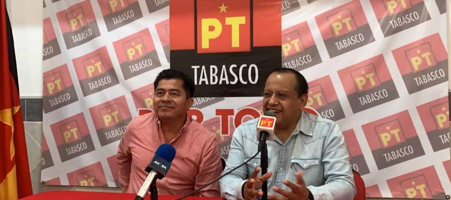 Presume PT que tiene 2 posibles candidatos al gobierno de Tabasco