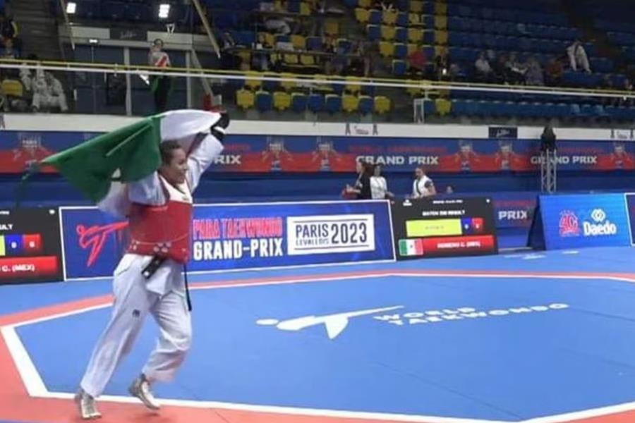 Parataekwondoines mexicanos ganan oro, plata y bronce en Gran Prix de París