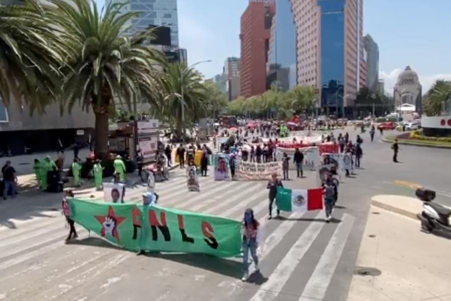 Con marcha y protesta frente a Palacio, madres buscadoras exigen alto a crisis de desaparecidos