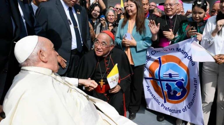 Llega Papa Francisco a Mongolia para iniciar su viaje apostólico 43