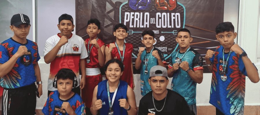 12 medallas cosecha Tabasco en Torneo Sur-Sureste de Box