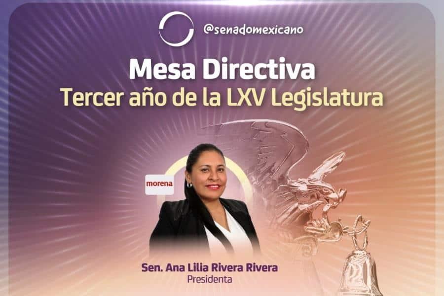 Ana Lilia Rivera es elegida nueva presidenta del Senado; frente a Diputados queda la priista Marcela Guerra