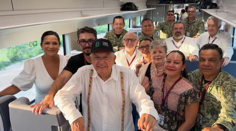 AMLO estrena Tren Maya con recorrido de Campeche a Yucatán