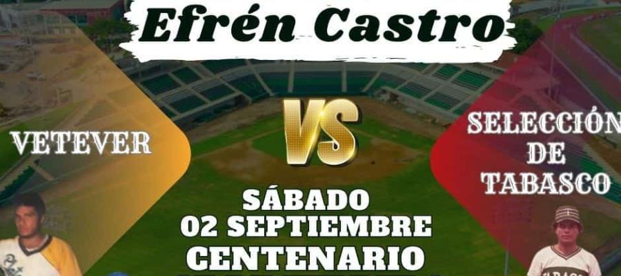 Realizarán partido de homenaje a Efrén Castro en el Centenario