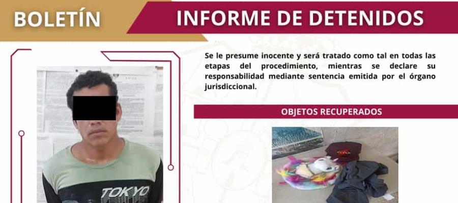 Detienen a sujetos dedicados al robo a negocios en Villahermosa