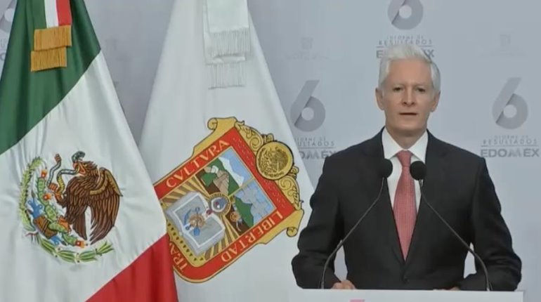 Con elogios a AMLO, Del Mazo, rinde su último informe