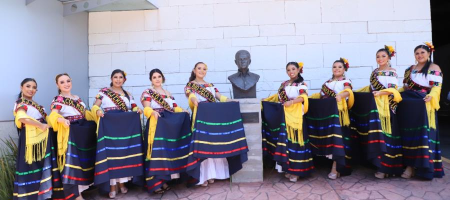 Aspirantes a la Flor de la Piña invitan a su Feria