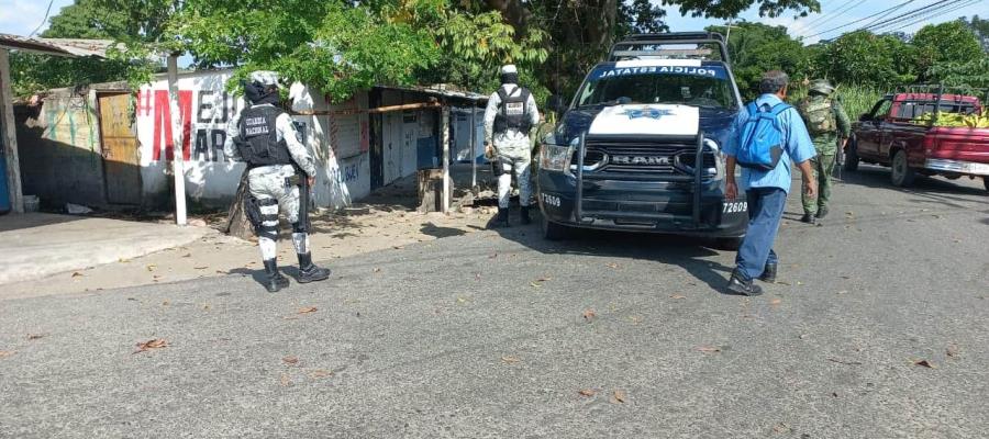 Plagian a 2 policías que patrullaban en Plátano y Cacao