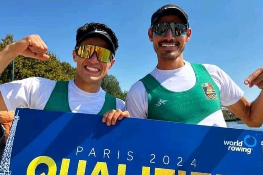 Dupla mexicana logra plaza para Juegos Olímpicos 2024 en remo