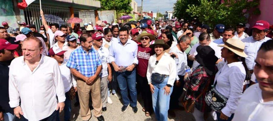 Inicia May recorridos por el estado para "escuchar al pueblo" y defender la 4T