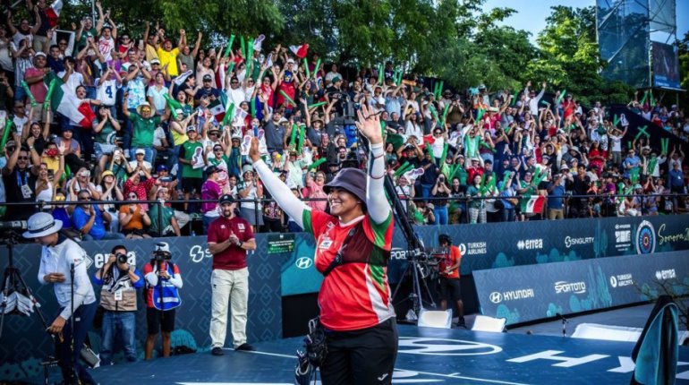 Ale Valencia gana medalla de plata en final de Copas del Mundo de Tiro con Arco en Hermosillo