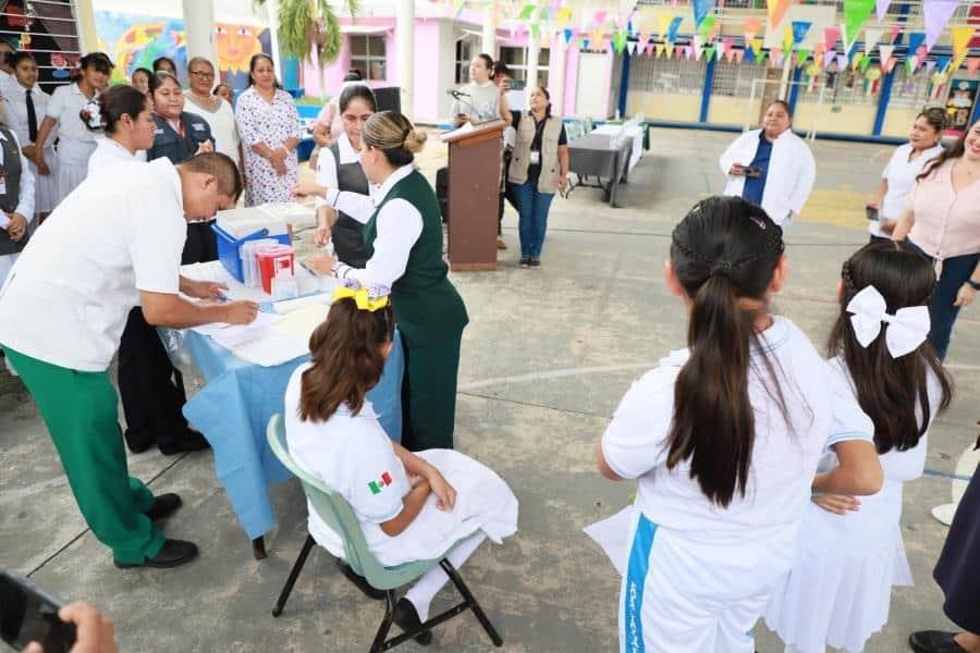 Aplicará Salud más de 90 mil vacunas contra el VPH en Tabasco