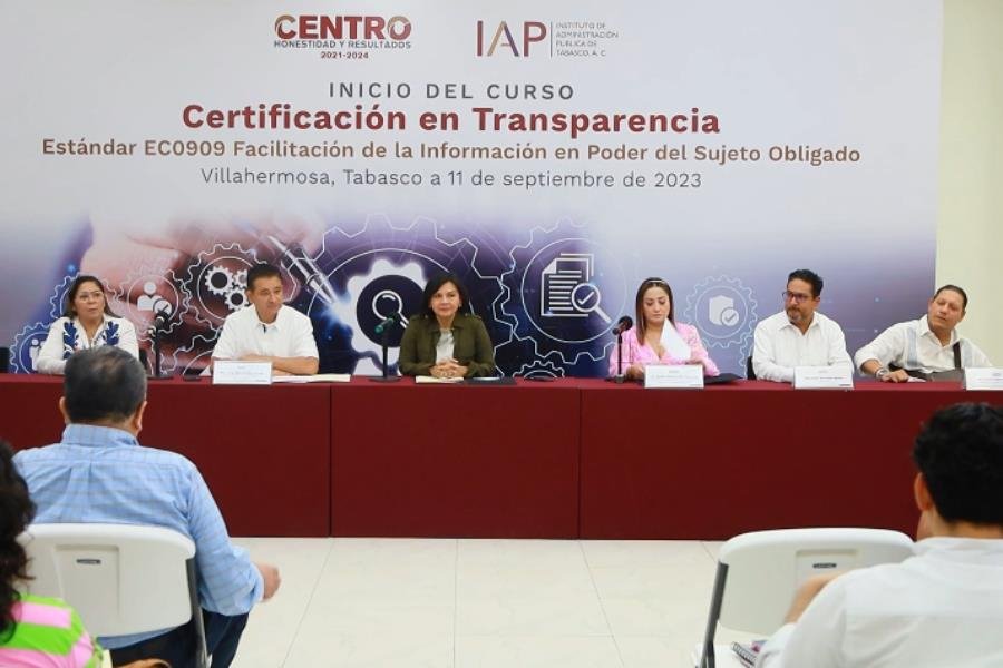 Busca Centro ser el primer municipio con personal certificado en transparencia