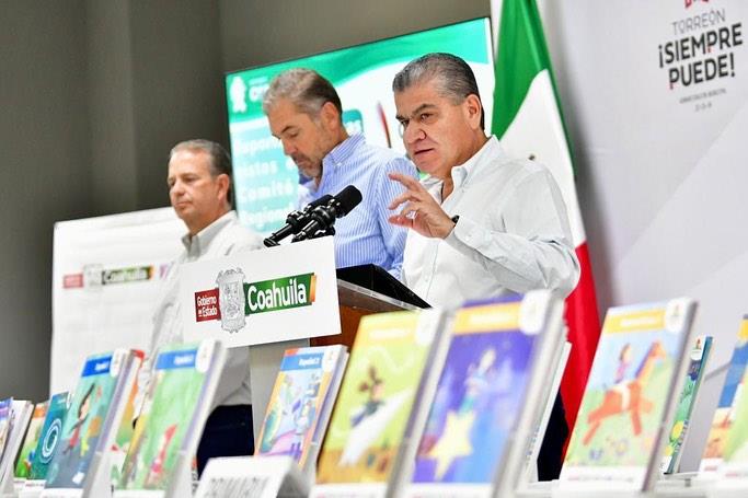 Presenta Coahuila materiales didácticos que usarán en lugar de libros de texto de la SEP