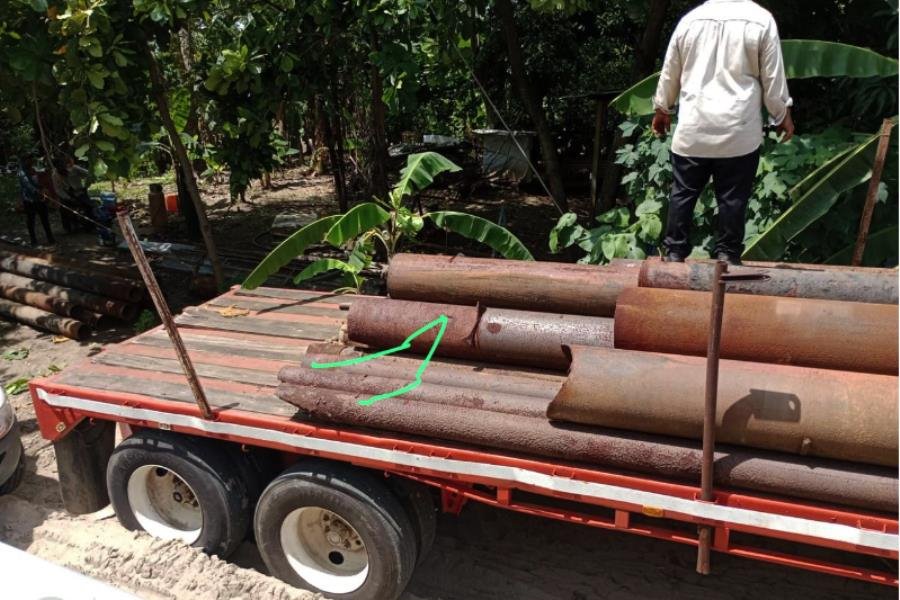 Vecinos denuncian que usarán tubería vieja para construir nuevo puente El Cometa